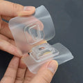 Transparent Strong Adhesion Double-Sided Self-Adhesive Wall Hooks Trackless Plastic Wall Hanger for Home Organization