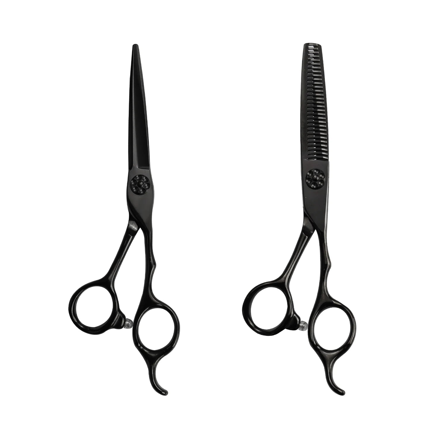 Hair Cutting Hairdressing Scissors 6 Inch Barber Scissors Shears Set with 440c Steel for Salon and Home Use Tijeas