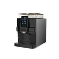 ITOP New Hot Seller 2000W Black and Silver ABS Touch Screen Display Espresso Coffee Machine With Steam Milk Froth