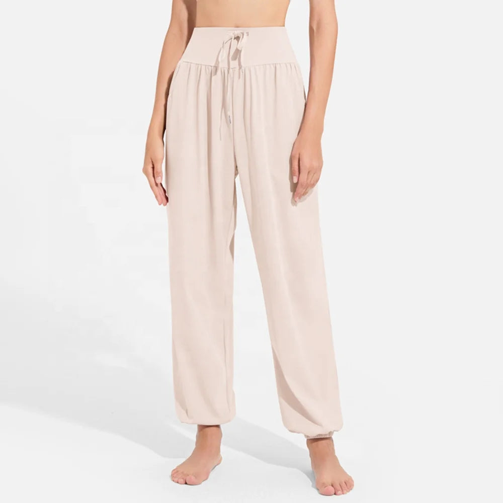 Women's Comfortable Bohemian Harem Loose Yoga Pants Casual Hippie Yoga Outdoor Jogging Pants Spring Summer