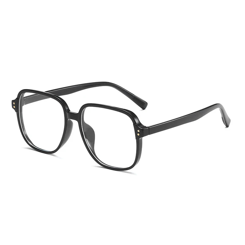 Wholesale square Eyewear Optical Eyeglasses Frame Oversized Computer Glasses Anti Blue Light Blocking Glasses