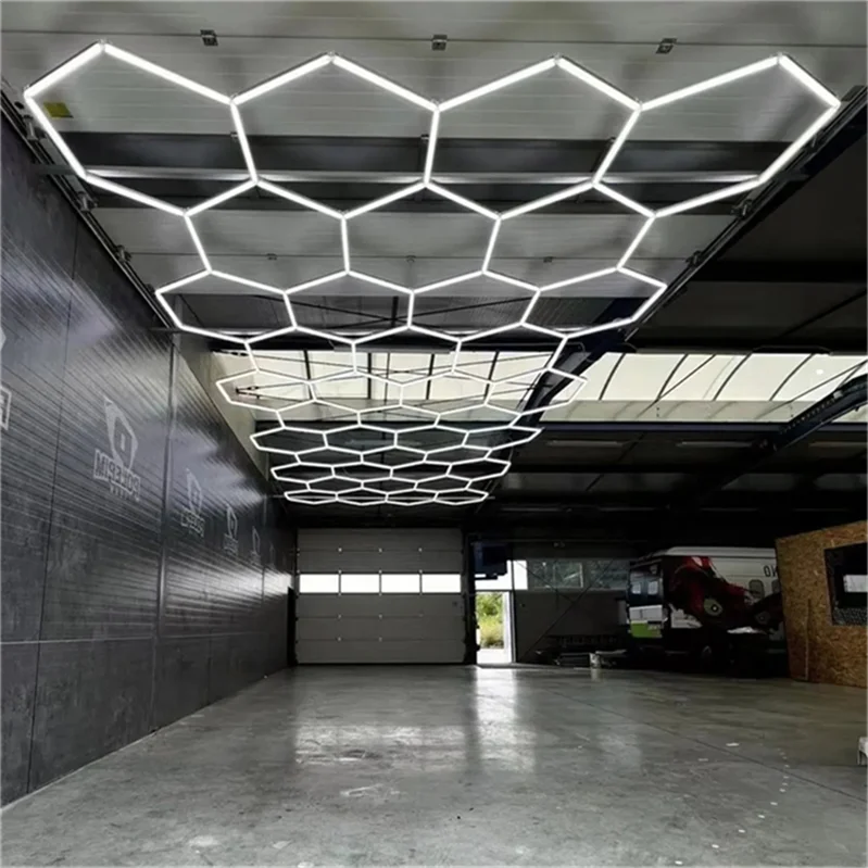 Hexagon Led Wall Lights - Gaming Lamps Led Ceiling Hanging Lights and Drop Ceiling Led Lighting