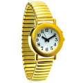One-Button Talking Watch -Ladies Gold-Tone Spanish Talking Watch