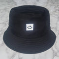 New Arrival Smile Logo Premium Casual Unisex Wholesale Bucket Hat for Women and Girl Christmas Hat