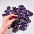 Hongzhuo Hot Sale Spiritual Healing Crystal Stone Amethyst Palm Stone for Decoration