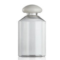 Empty Pet Custom Cosmetic Hydrosol Lotion Bottle With Slant Shoulder and Mushroom Shape Screw Cap