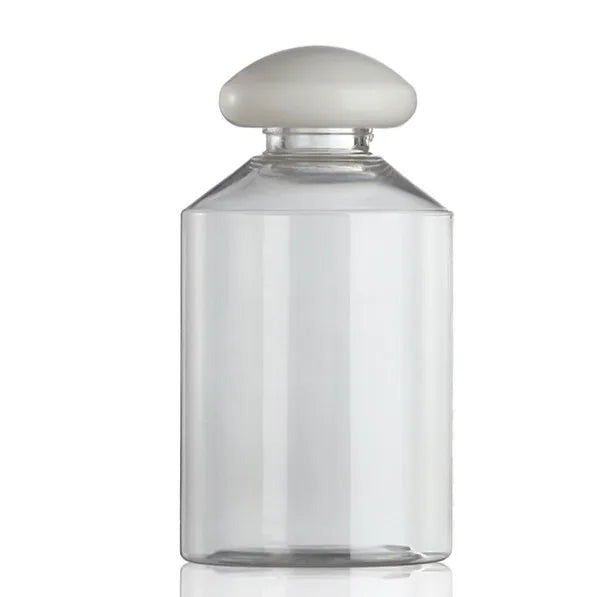Empty Pet Custom Cosmetic Hydrosol Lotion Bottle With Slant Shoulder and Mushroom Shape Screw Cap
