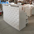 140cm MFC Reception Desk with Side Table Modern Design Ronde Furniture for Home Bar or Gym Small Tea Table New Model