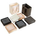 SSeeSY Luxury Custom Earring Bracelet Necklace Ring Cases Gift Paper Cardboard Jewelry Packaging Box Set With Logo Pouch