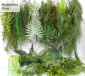 H05512 Accessory Artificial Grass Leaves for Artificial Green Plant Wall