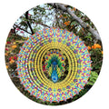 Colorful Reflective Outdoor Garden Decor 3D Hanging Wind Spinner
