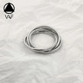 VAF Unique Personalised Three Layer Ring Trending Stainless Steel Fidget Rings for Anxiety