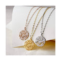 Arab Jewelry Hollow Muslim Quran Pendant Necklace Religious Stainless Steel Holy Quran Necklace MegaBDM