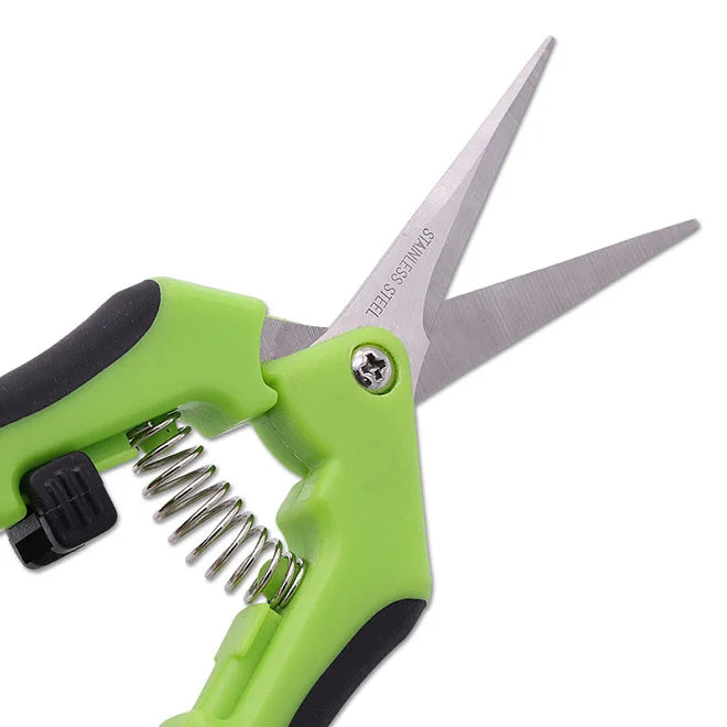 Hot Sale Durable Stainless Steel Garden Trimmers Hand-held Potted Gardening Branch Pruning Secateurs OEM Customizable for DIY