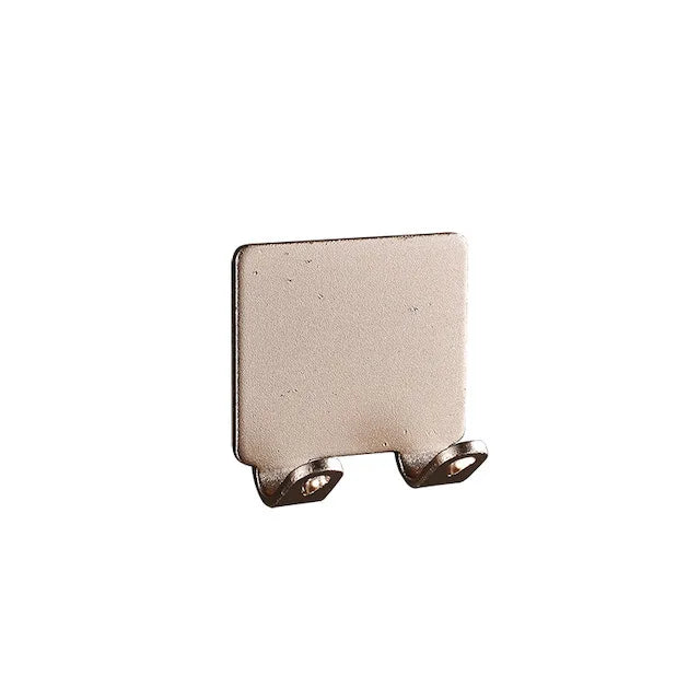 Towel Hook Bathroom Shaver Hook Aluminum Shower Hook for Razor Robe Towel Coat Self Adhesive Razor Holder