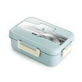 Economical Eco-Friendly Custom Design Top Seller Kids Bento Lunch Box Stainless Steel Dinnerware Sets with Custom Logo