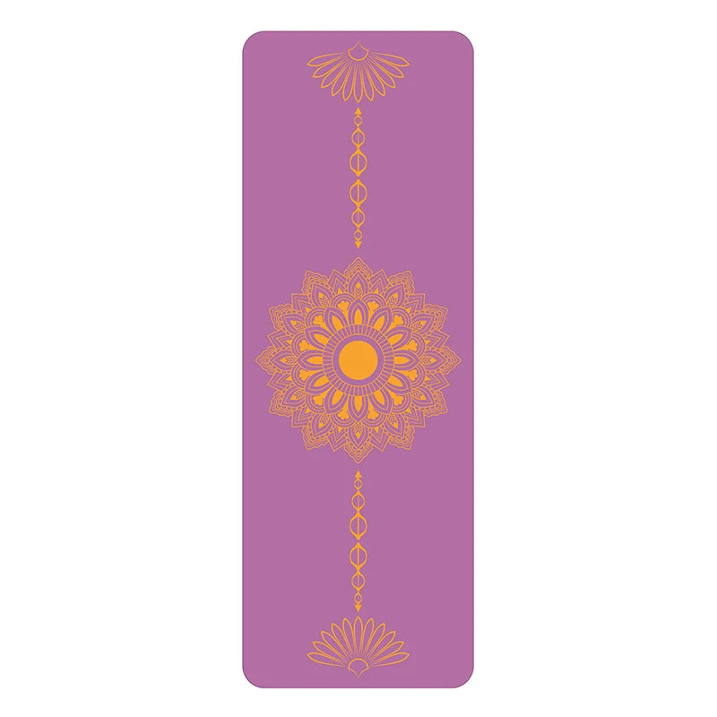 Eco Friendly Non slip Pu Rubber  Mat  Natural Rubber Yoga Mat Pilates Colorful  Customised Pu Yoga Mat