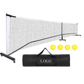 Portable Pickleball Net With Wheels 22 FT USAPA Regulation Pickle Ball Game System With Carrying Bag