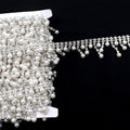 E025 Wholesale Rhinestone Chain Decoration for Rhinestone Laces Chain Rhinestone Chain Plastic