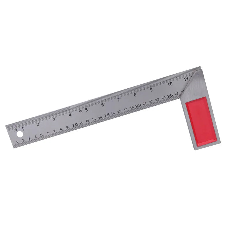 Hot Sales  Aluminum Alloy Anti-corrosion and Rust Proof Thickened L-shaped Scale Screen Printing Angle Ruler