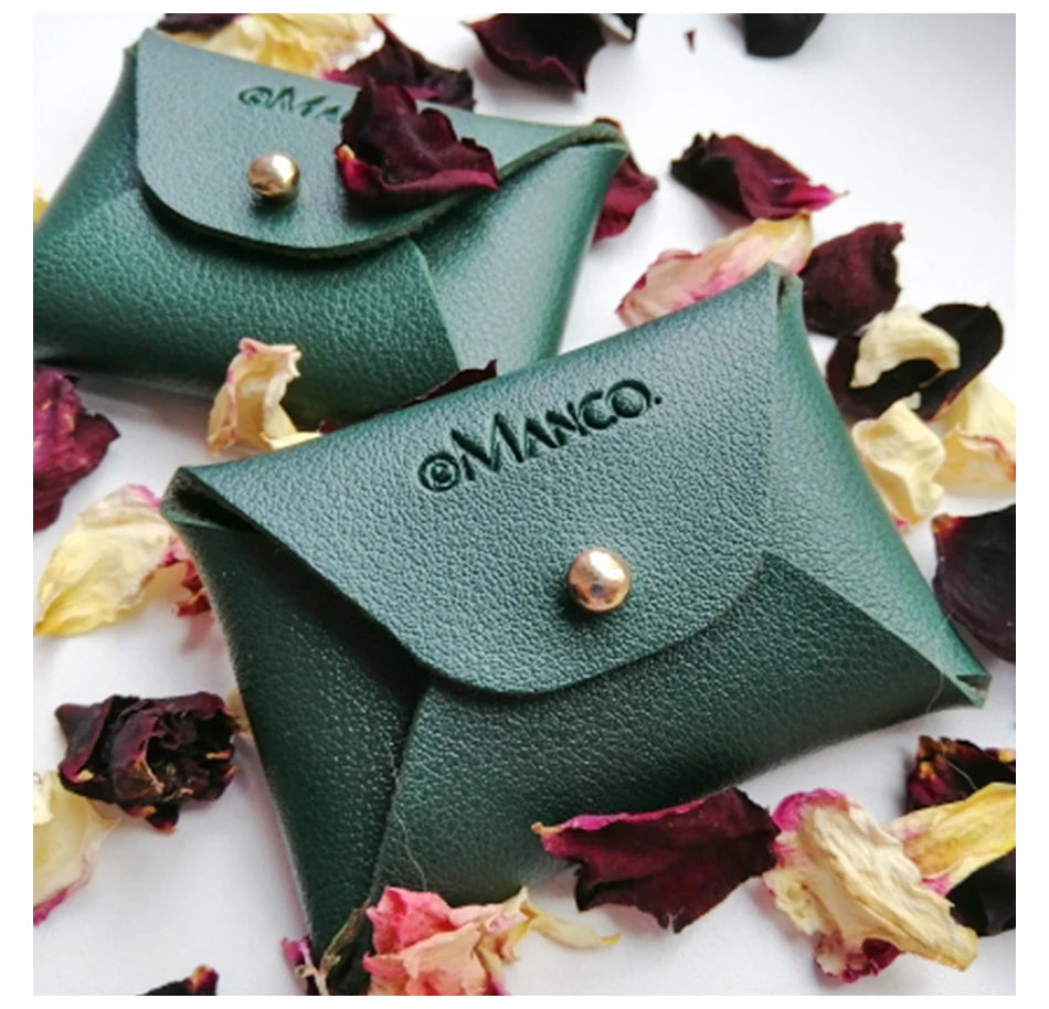 Custom Logo Leather Purse Packaging for Necklace Bracelet Ring Leather Bag for Jewelry Gift Box Jewelry Packing Box Wholesale