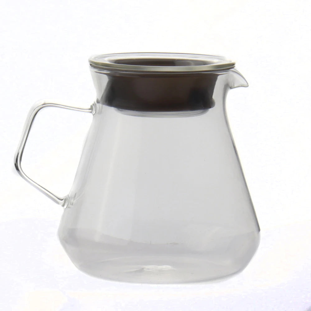 Hand Flushed Glass Sharing Pot Coffee Filter Cup Hand Flushed Pot Thickened Filter Coffee