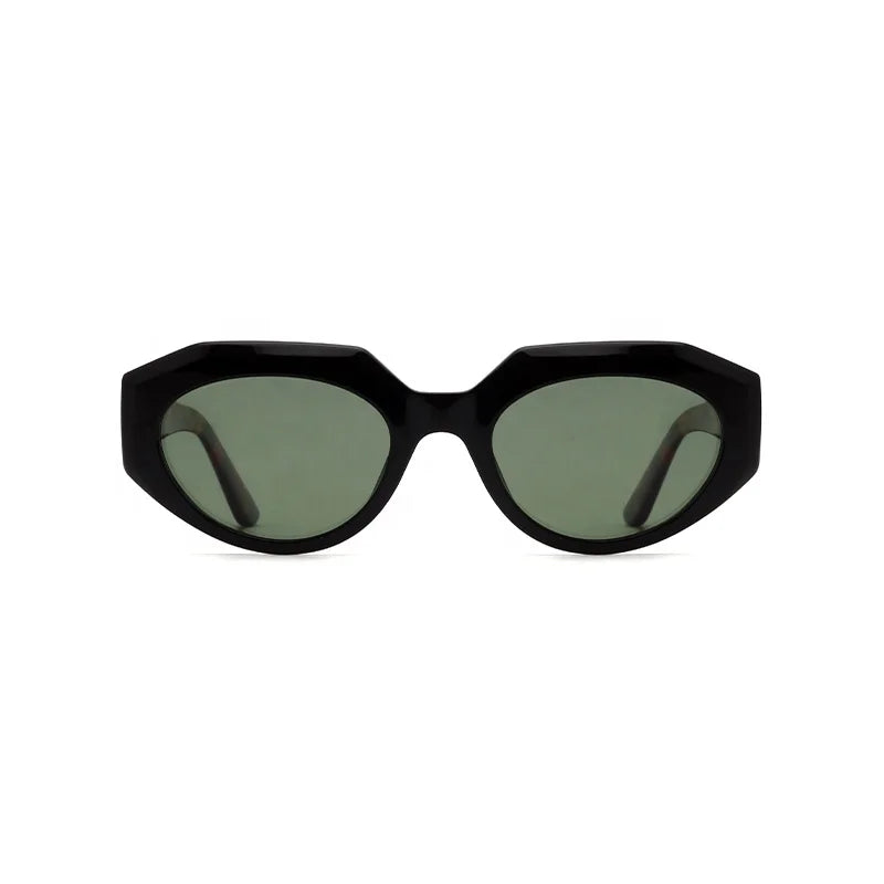 New Arrival Women Trendy Bevel Designer UV400 Polarized Light Acetate Shades Sunglasses Sun Glasses