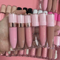 Custom Vegan Herbal Mineral Lip Gloss Waterproof Sunscreen Regular Size Glossy Makeup Packaging with MSDS Certification