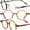FANCY1989 Round Optical Frames Acetate for Women and Men Optical Frames Handmade New Vintage Retro Design