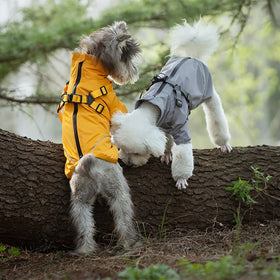 Reflective Custom Logo Luxury Dog Raincoat Coat Windproof Outdoor Brand Design Pet Clothes Suppliers