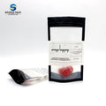 Doypack Zip Lock Plastic Bag Zipper Mylar Packaging Custom Ziplock Compostable Biodegradable Black Stand up Pouch With Window