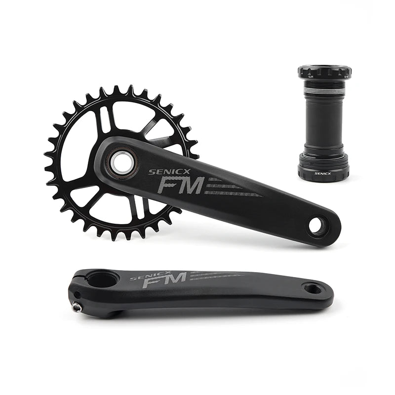 SENICX Custom CNC Bicycle Crank & Chainwheel MTB Crankset Bike Bicycle Crank 32T