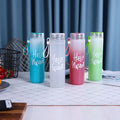 Wholesale Bulk High Quality Summer Sport Colorful Frosted Portable Airtight Outside Drinking Glass Bottle