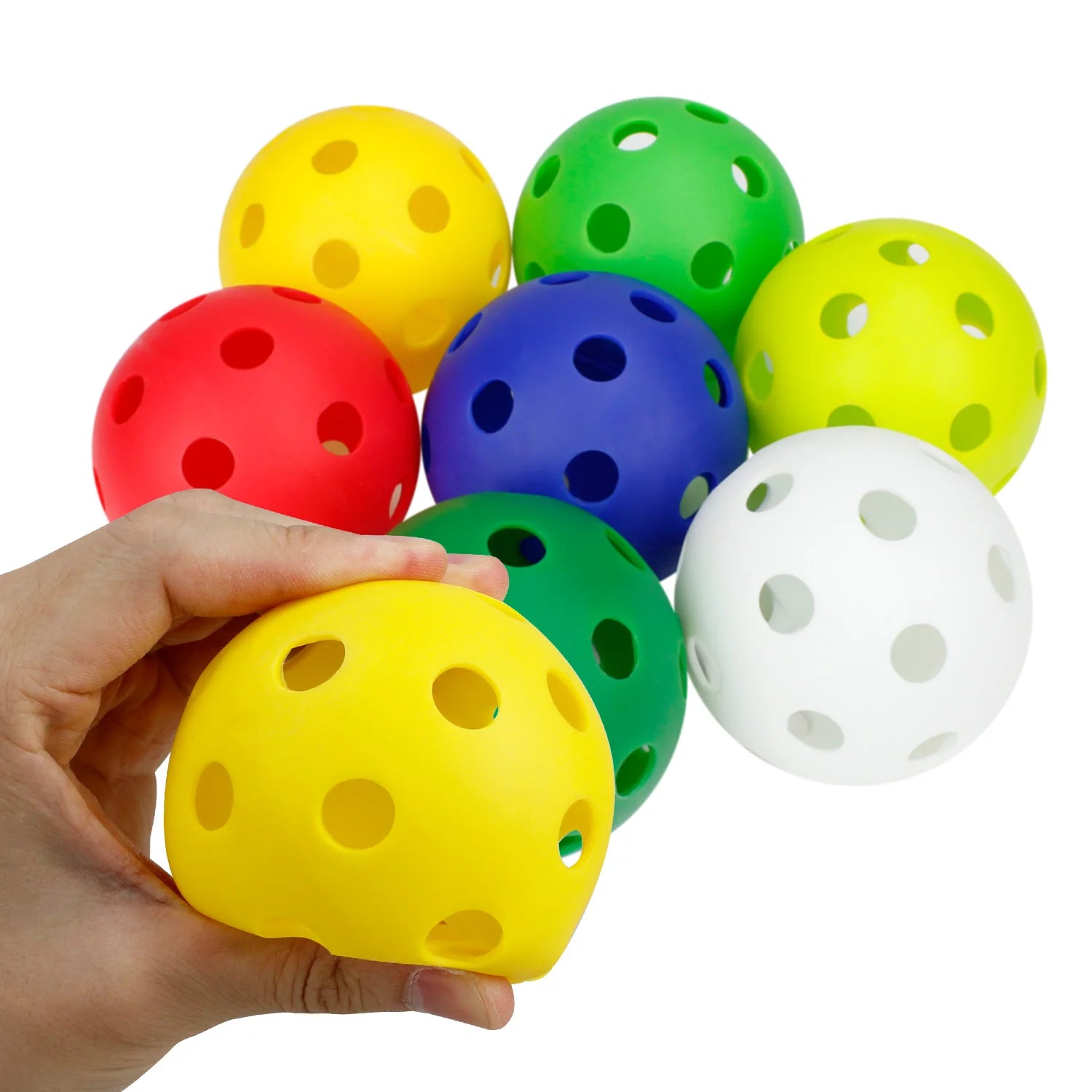72mm Soft Baseball 26 Holes Practice EVA Material 23g Lightweight Hollow Airflow Design Indoor/Outdoor Use with Custom Logo