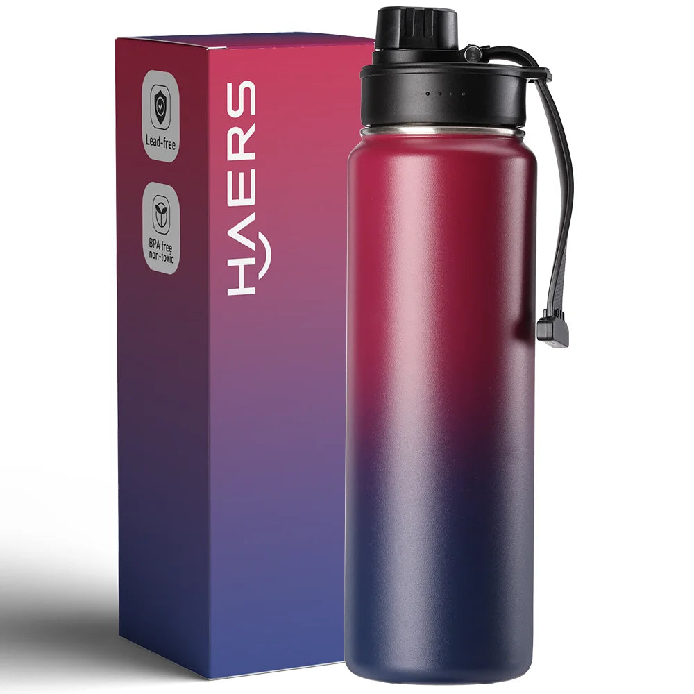 Custom 32oz Double Wall Vacuum Flasks Insulated Stainless Steel Water Bottle Water Bottle