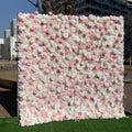 Wholesale Event Decor Purple Wedding Backdrop Artificial Flower Wall for Decoration Flower Panel Backdrop