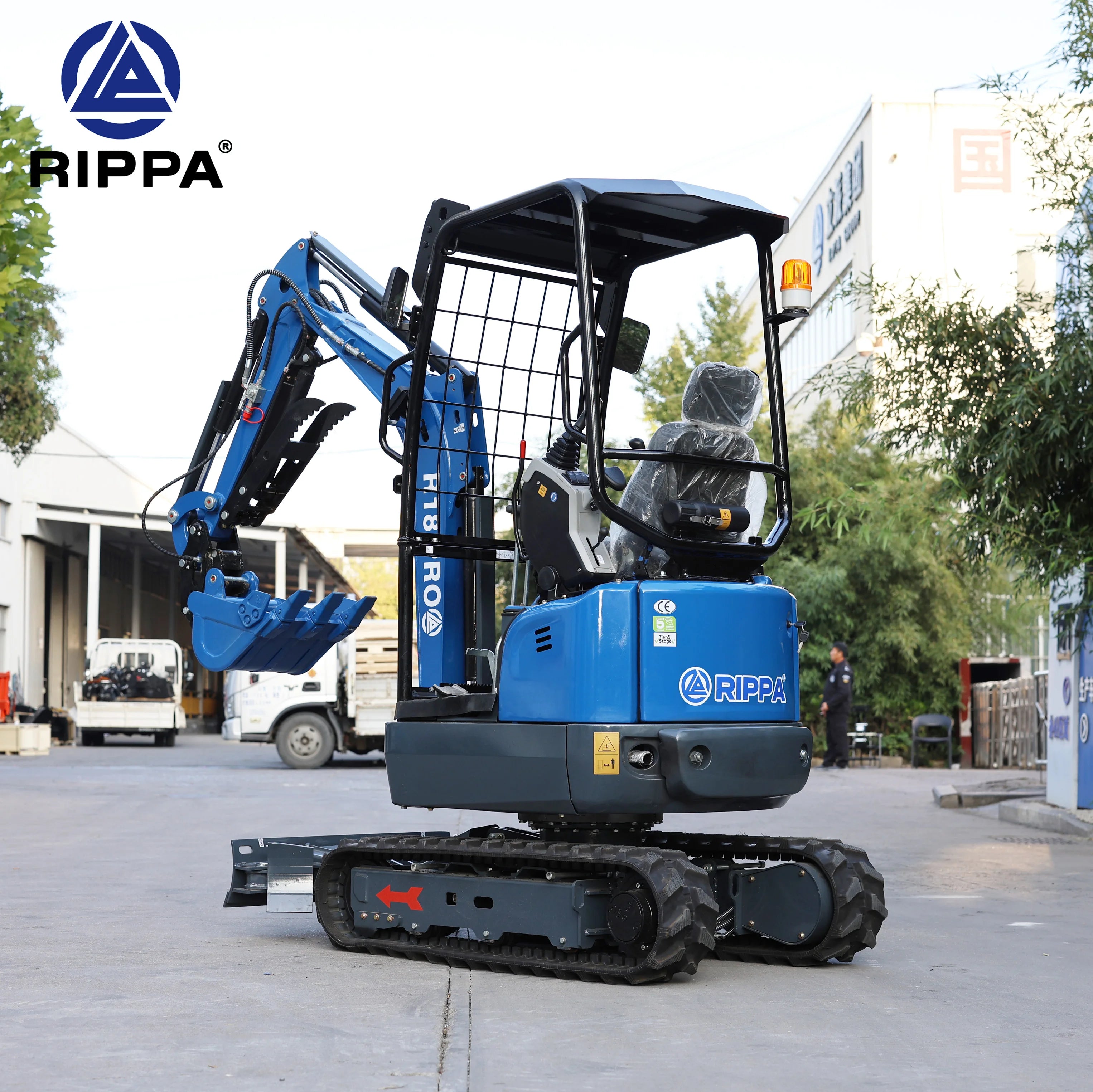 Factory Price Mini Bagger Earth-moving Machinery EPA Engine Small Digger Construction Machinery New Mini Excavator