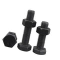 Hex Head Bolts M6 M8 M10 M12 Steel Hex Hex Bolt Nuts Sets with Plain Finish