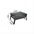 Easily-cleaned Portable Collapsible Small Size Black Steel Charcoal BBQ Grill for Outdoor Camping Picnic Hiking