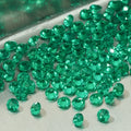 Starsgem Hot Sale Round Shape 2.0-4.0mm Lab Grown Colombian Hydrothermal Emerald Heat Resistant Green