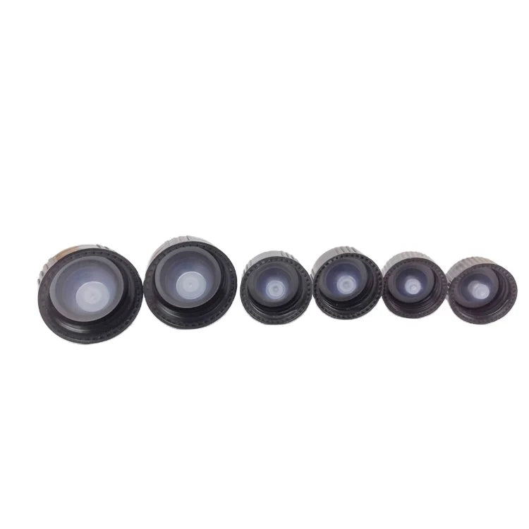 13mm 18mm 20mm 22mm 24mm 28mm 33mm Black Poly Cone Plastic Cap Bakelite Screw Cap with Polycon Liner for boston Bottle