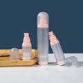 Custom pink Skincare Cosmetic Packaging 15ml 30ml 50ml 80ml 100ml 120ml Sunscreen Pump Spray Airless Lotion Serum Bottle