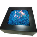 Patio Outdoor Black Coated Gas Propane Fire Pit