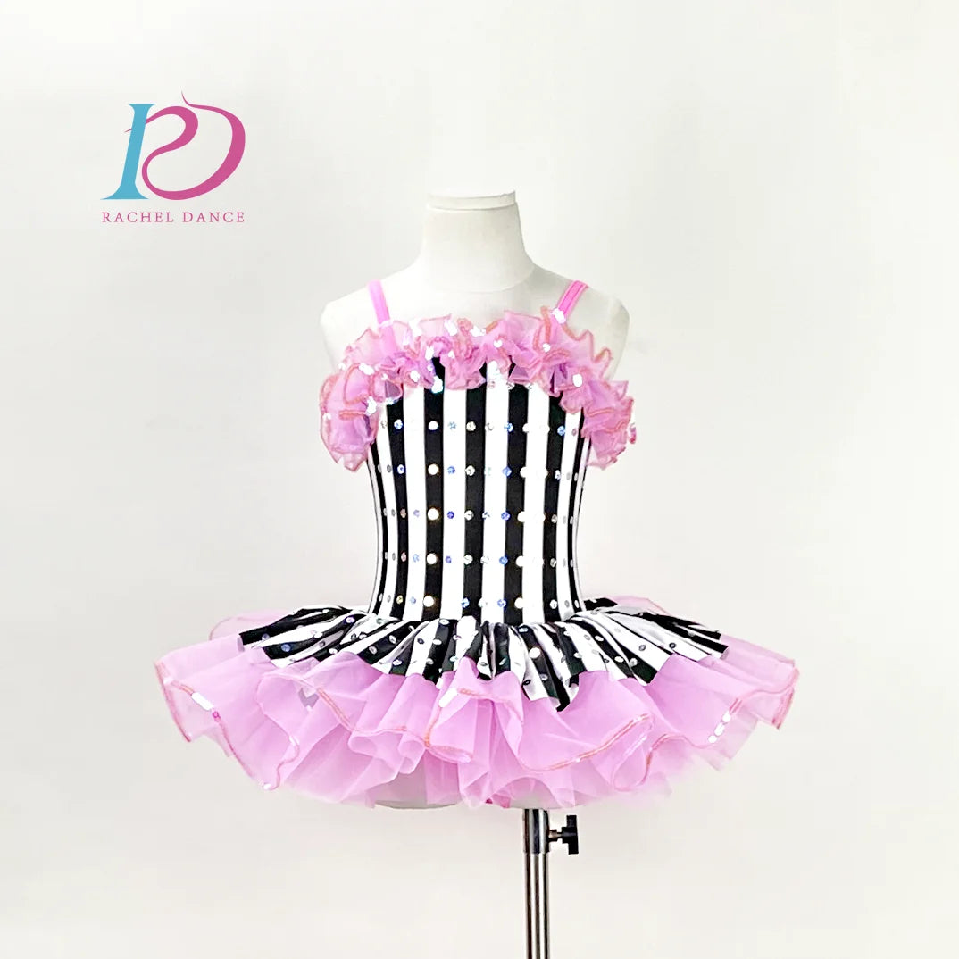 New Children Little Kids June 1 Performance Costume Tulle Tutu Skirt Ballet Dance Dress Costumes