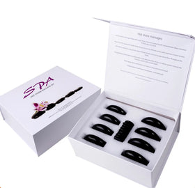 Luxury Gift Box Crystals Healing Stones Natural 16PCS Mixed Hot Body Massage Lava Stones Sets
