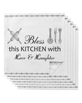 Solid Washable Reusable Polyester Napkins with Hemmed Edges for Home Holiday Party Wedding Decoration 20 X 20 Inch