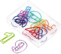 10 Pcs Multicolor Metal Number Shape Paper ClipsSmall Bookmarks Marking Clips for Books Photos Cards Stationery School Office