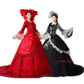Marie Antoinette Dress Gown Rococo Baroque Masquerade Historical Costume 18th Century Victorian Crinoline Ball and Wedding Gown
