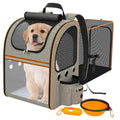 1pc Foldable Cat Backpack Expandable Pet Backpack for Cats Small Dogs Portable Comfortable Dog Bag