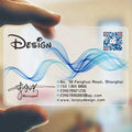 Custom Transparent Matte PVC Business Card High Quality Printed Logo Name Visiting Card